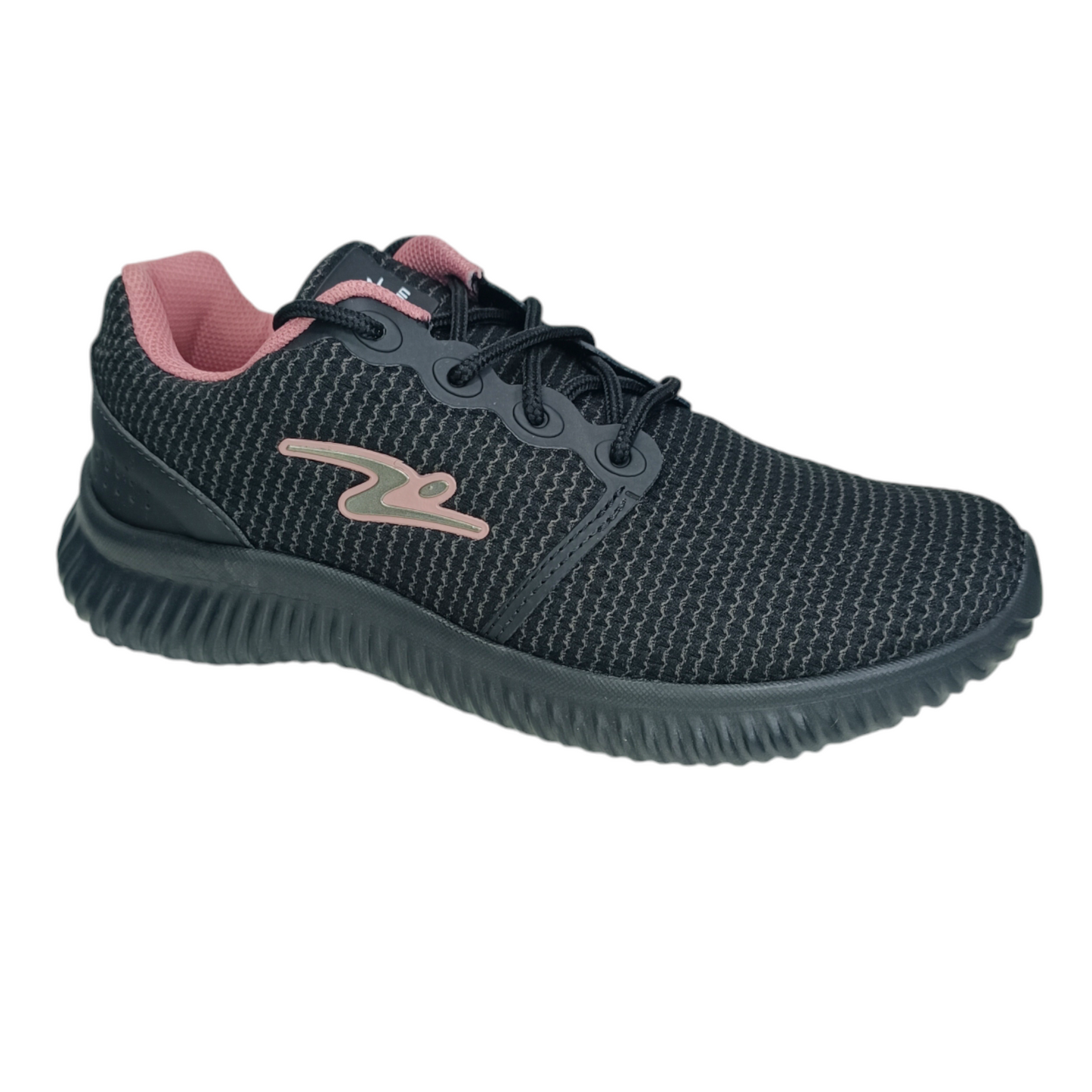 ZAPATILLA DEPORTIVA MUJER  FLEX NEGRO ROSA - Pastik.cl