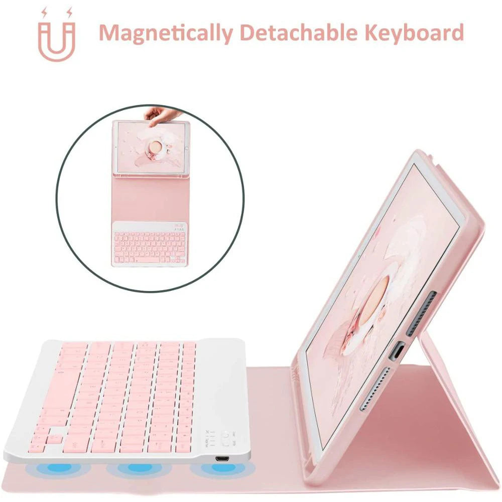 Funda teclado para Ipad 10 generacion 10.9 Pulgadas Bluetooth con mouse