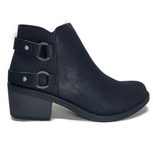 BOTIN NEGRO TACO MEDIO ARGOLLAS - Pastik.cl