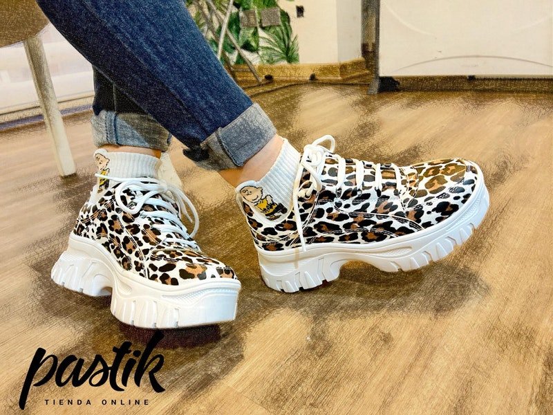 zapatilla chunky Print Lion - Pastik.cl