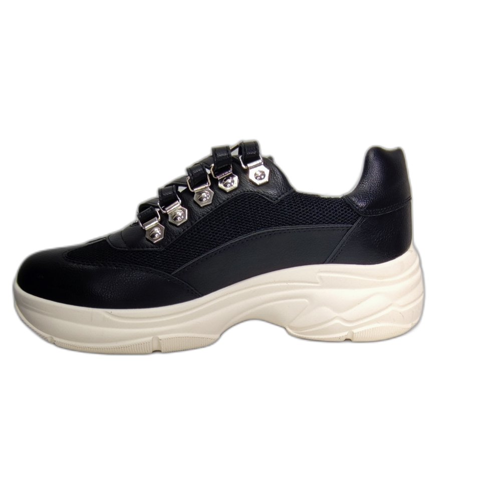 Zapatilla plataforma 014 negro - Pastik.cl